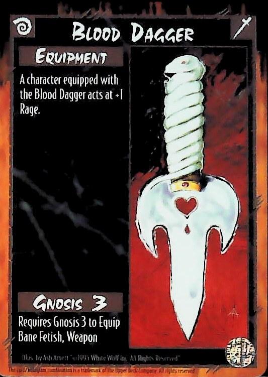 Rage CCG | Blood Dagger - The Wyrm | The Nerd Merchant