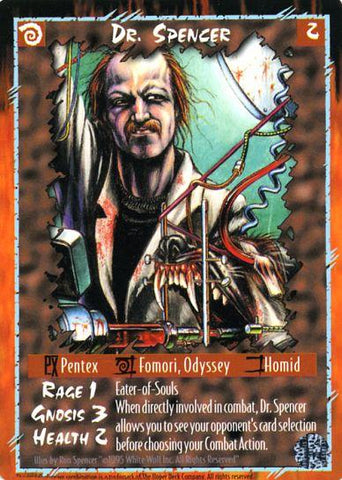 Rage CCG | Dr. Spencer - The Wyrm | The Nerd Merchant