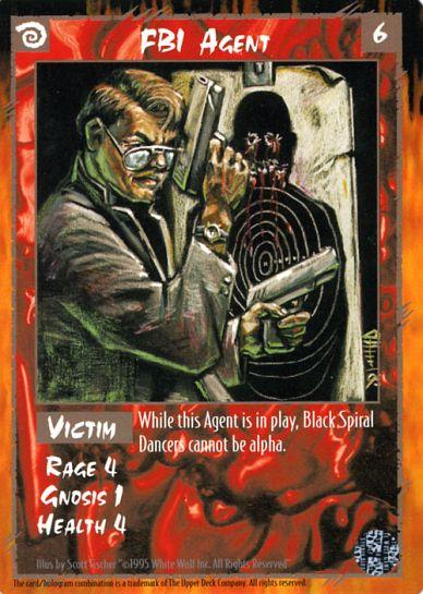 Rage CCG | FBI Agent - The Wyrm | The Nerd Merchant