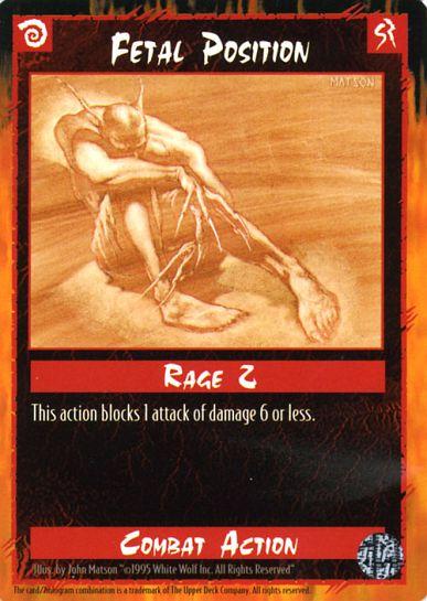 Rage CCG | Fetal Position - The Wyrm | The Nerd Merchant