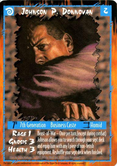 Rage CCG | Johnson P. Donnovan - The Wyrm | The Nerd Merchant