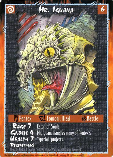 Rage CCG | Mr. Iguana - The Wyrm | The Nerd Merchant