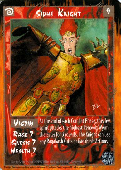 Rage CCG | Sidhe Knight - The Wyrm | The Nerd Merchant