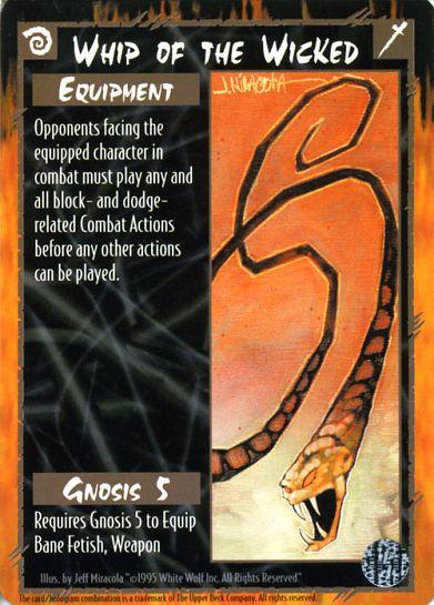 Rage CCG | Whip of the Wicked - The Wyrm | The Nerd Merchant