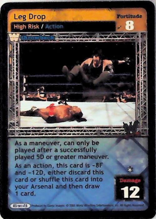 Raw Deal CCG | Leg Drop - Armageddon | The Nerd Merchant