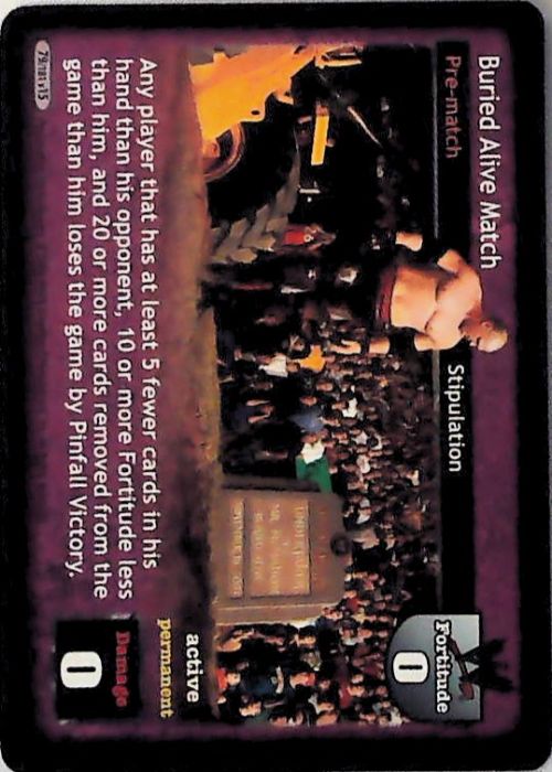 Raw Deal CCG | Buried Alive Match - Armageddon | The Nerd Merchant