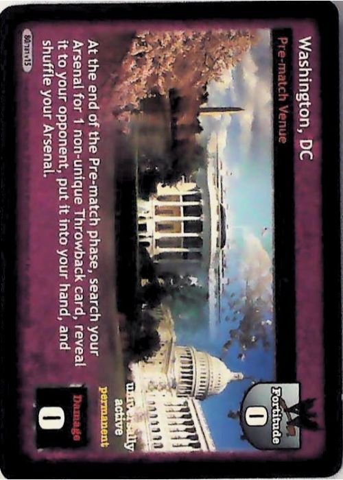 Raw Deal CCG | Washington, DC - Armageddon | The Nerd Merchant