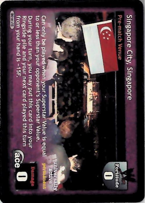 Raw Deal CCG | Singapore City, Singapore - Armageddon | The Nerd Merchant