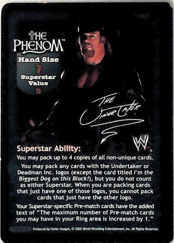 Raw Deal CCG | The Phenom Superstar Card (Foil) - Armageddon | The Nerd Merchant