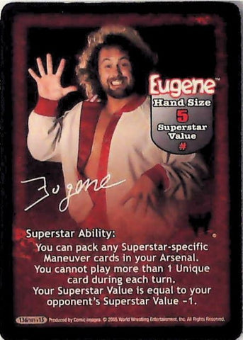 Raw Deal CCG | Eugene Superstar Card - Armageddon | The Nerd Merchant