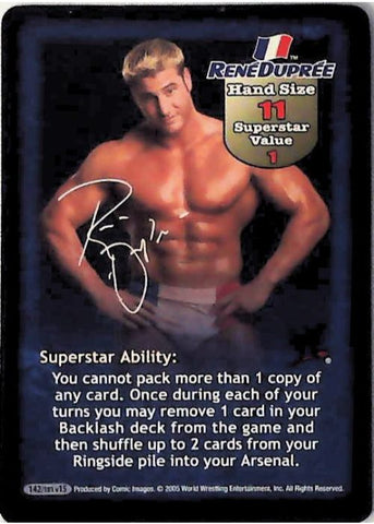 Raw Deal CCG | René Duprée Superstar Card - Armageddon | The Nerd Merchant