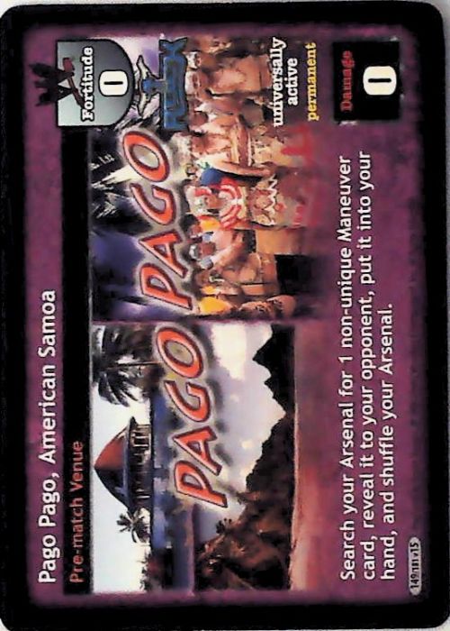 Raw Deal CCG | Pago Pago, American Samoa - Armageddon | The Nerd Merchant