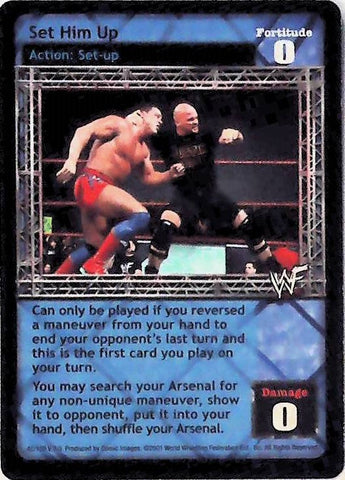 Raw Deal CCG | Set Him Up - Backlash | The Nerd Merchant