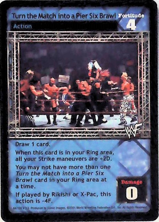 Raw Deal CCG | Turn the Match into a Pier Six Brawl - Backlash | The Nerd Merchant