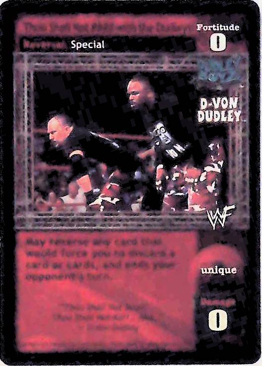 Raw Deal CCG | Thou Shall Not #### with the Dudleys! (Foil) - Backlash | The Nerd Merchant