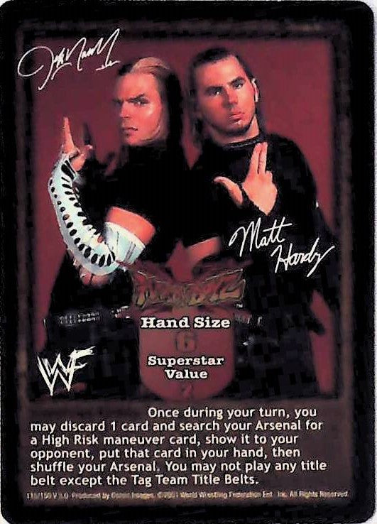 Raw Deal CCG | The Hardy Boyz Superstar Card (Foil) - Backlash | The Nerd Merchant