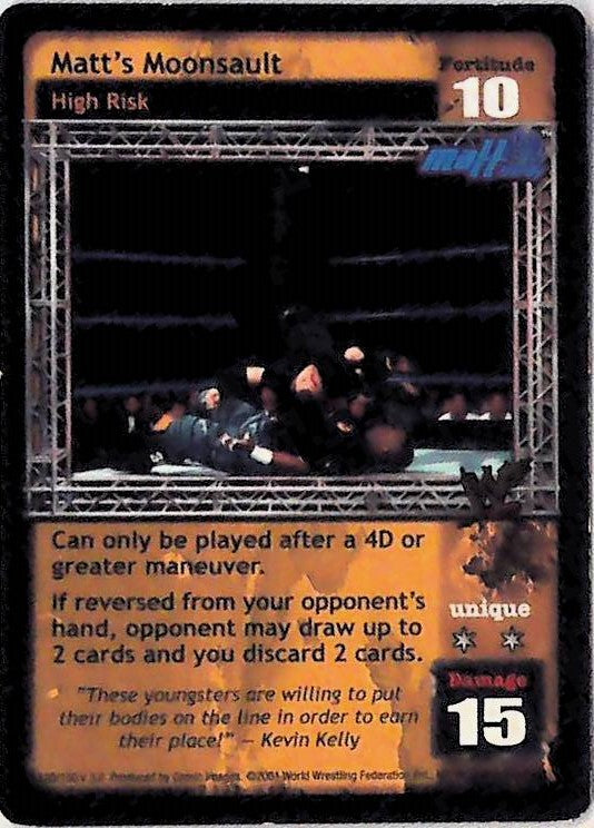 Raw Deal CCG | Matt’s Moonsault - Backlash | The Nerd Merchant