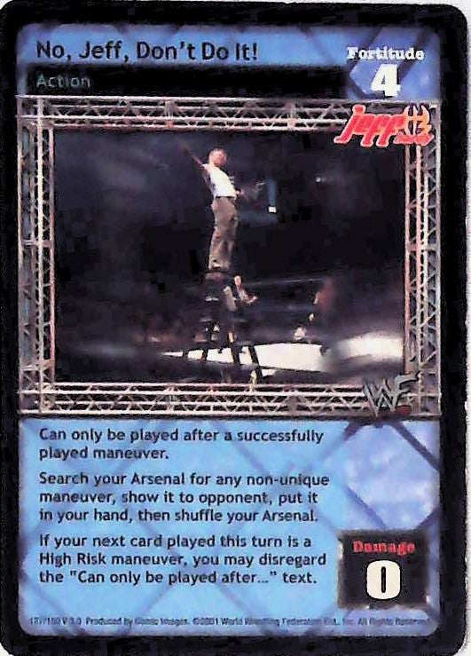 Raw Deal CCG | No, Jeff, Don’t Do It! - Backlash | The Nerd Merchant