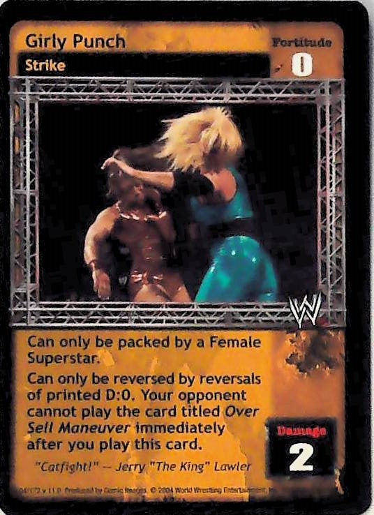 Raw Deal CCG | Girly Punch - Divas Overloaded | The Nerd Merchant