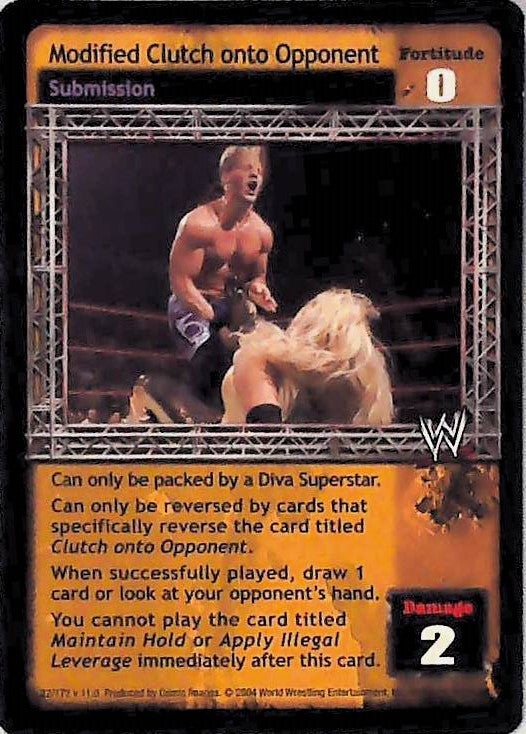 Raw Deal CCG | Modified Clutch onto Opponent - Divas Overloaded | The Nerd Merchant