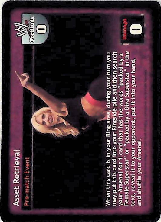 Raw Deal CCG | Asset Retrieval - Divas Overloaded | The Nerd Merchant