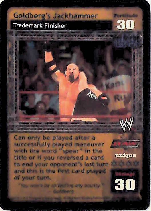 Raw Deal CCG | Goldberg’s Jackhammer - Divas Overloaded | The Nerd Merchant