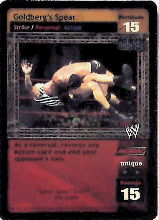 Raw Deal CCG | Goldberg’s Spear (Foil) - Divas Overloaded | The Nerd Merchant