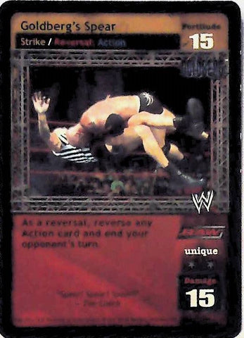 Raw Deal CCG | Goldberg’s Spear (Foil) - Divas Overloaded | The Nerd Merchant