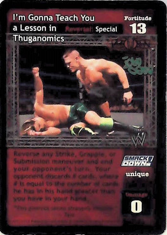 Raw Deal CCG | I’m Gonna Teach You a Lesson in Thuganomics (Foil) - Divas Overloaded | The Nerd Merchant