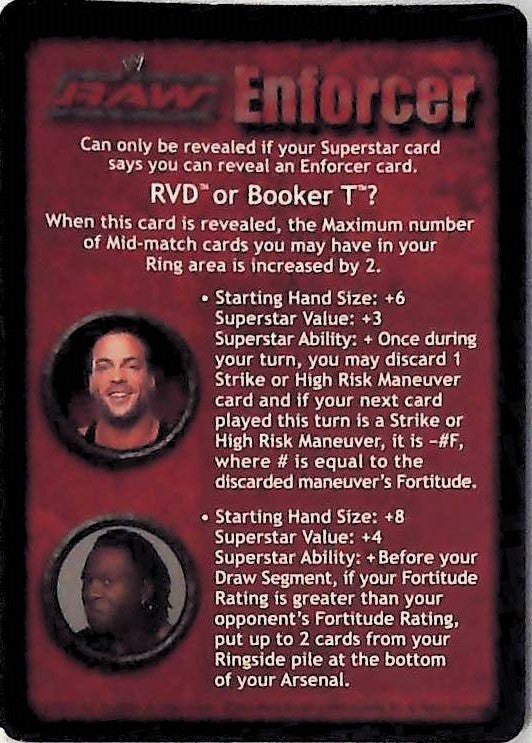 Raw Deal CCG | RVD or Booker T? - Divas Overloaded | The Nerd Merchant