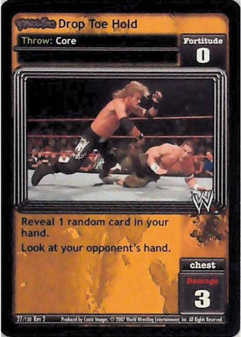 Raw Deal CCG | Revolution Drop Toe Hold - Revolution 2: Extreme | The Nerd Merchant