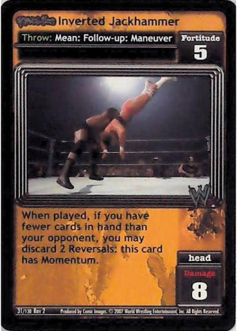 Raw Deal CCG | Revolution Inverted Jackhammer - Revolution 2: Extreme | The Nerd Merchant