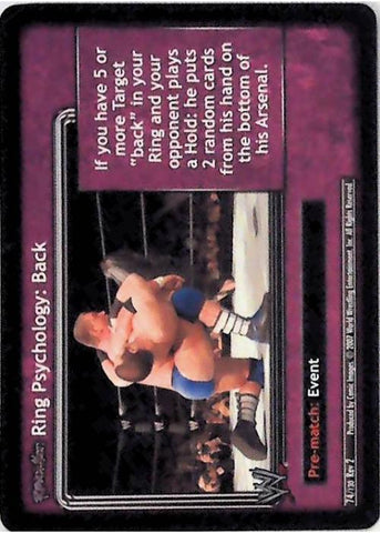 Raw Deal CCG | Revolution Ring Psychology: Back - Revolution 2: Extreme | The Nerd Merchant