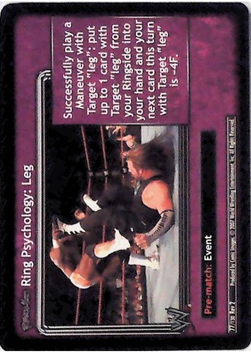 Raw Deal CCG | Revolution Ring Psychology: Leg - Revolution 2: Extreme | The Nerd Merchant