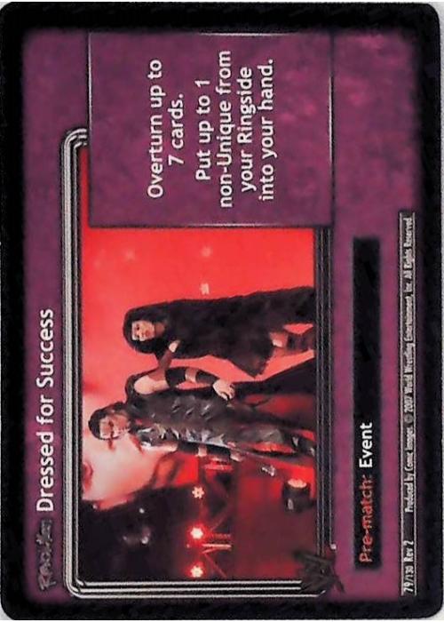 Raw Deal CCG | Revolution Dressed for Success - Revolution 2: Extreme | The Nerd Merchant