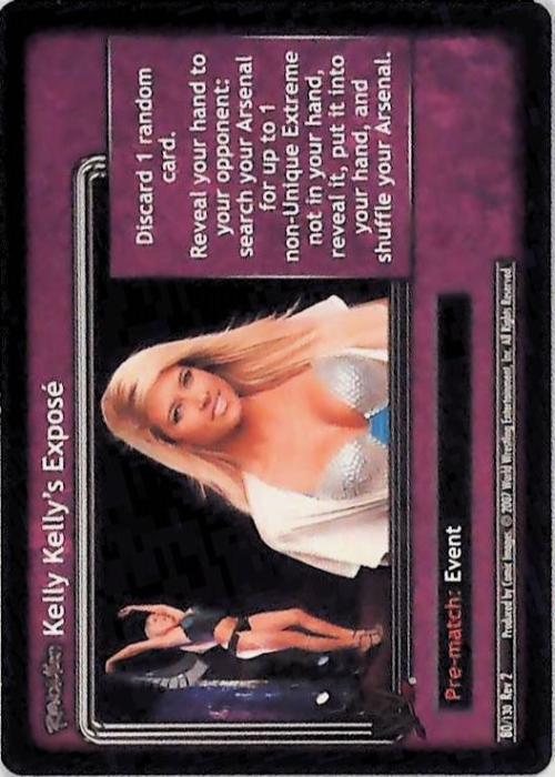 Raw Deal CCG | Revolution Kelly Kelly’s Exposé - Revolution 2: Extreme | The Nerd Merchant