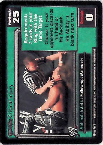 Raw Deal CCG | Revolution Critical Injury - Revolution 2: Extreme | The Nerd Merchant