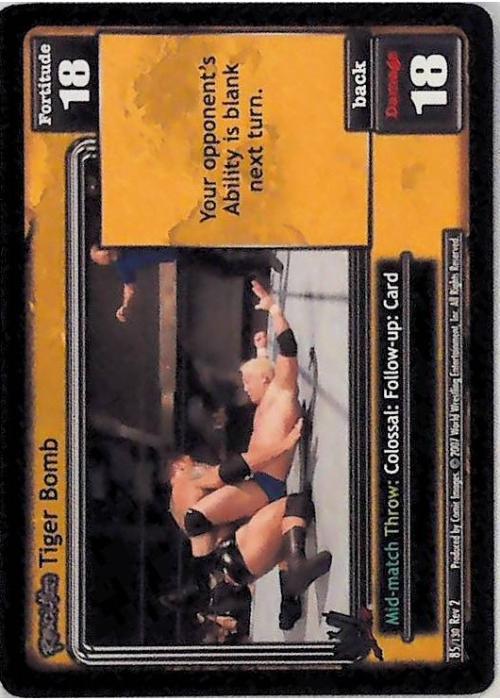 Raw Deal CCG | Revolution Tiger Bomb - Revolution 2: Extreme | The Nerd Merchant