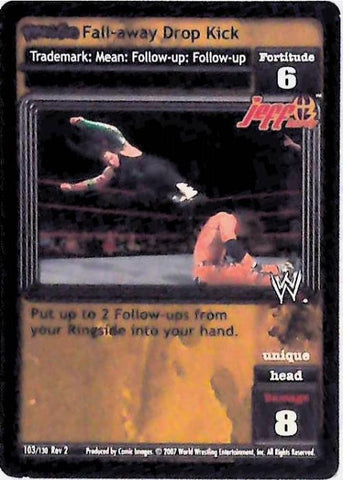 Raw Deal CCG | Revolution Fall-away Drop Kick (Foil) - Revolution 2: Extreme | The Nerd Merchant