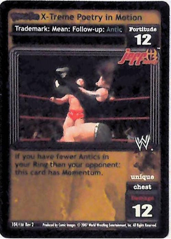Raw Deal CCG | Revolution X-Treme Poetry in Motion (Foil) - Revolution 2: Extreme | The Nerd Merchant