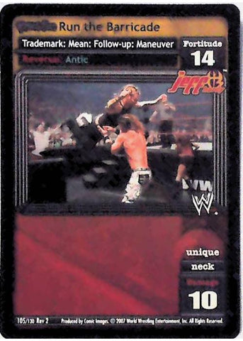 Raw Deal CCG | Revolution Run the Barricade (Foil) - Revolution 2: Extreme | The Nerd Merchant