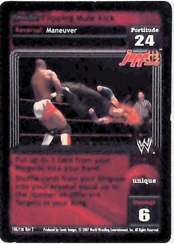 Raw Deal CCG | Revolution Flipping Mule Kick (Foil) - Revolution 2: Extreme | The Nerd Merchant