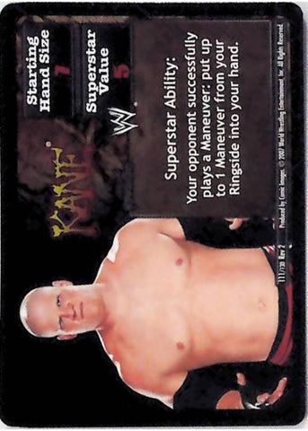 Raw Deal CCG | Revolution Kane Superstar Card (Foil) - Revolution 2: Extreme | The Nerd Merchant