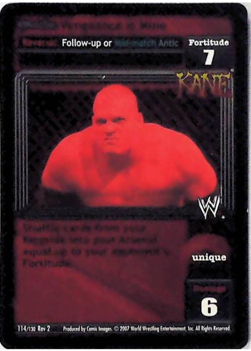 Raw Deal CCG | Revolution Vengeance is Mine (Foil) - Revolution 2: Extreme | The Nerd Merchant