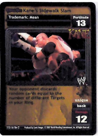 Raw Deal CCG | Revolution Kane’s Sidewalk Slam (Foil) - Revolution 2: Extreme | The Nerd Merchant