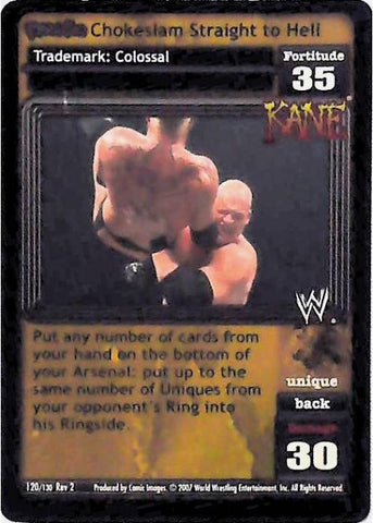 Raw Deal CCG | Revolution Chokeslam Straight to Hell - Revolution 2: Extreme | The Nerd Merchant