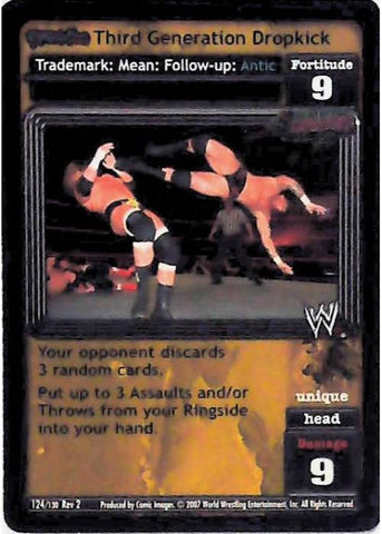 Raw Deal CCG | Revolution Third Generation Dropkick (Foil) - Revolution 2: Extreme | The Nerd Merchant