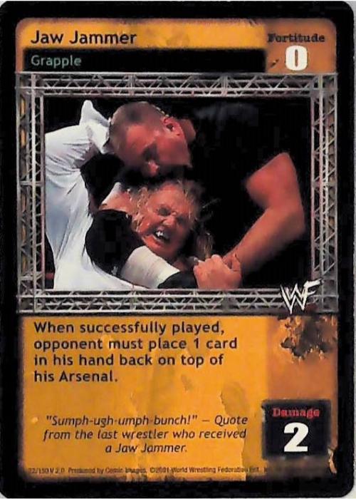Raw Deal CCG | Jaw Jammer - Fully Loaded | The Nerd Merchant