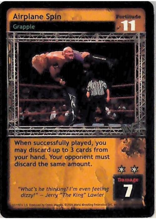 Raw Deal CCG | Airplane Spin - Fully Loaded | The Nerd Merchant