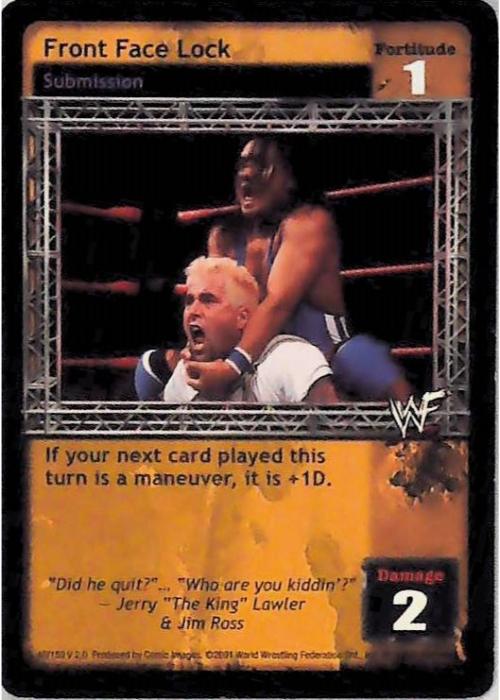 Raw Deal CCG | Front Face Lock - Fully Loaded | The Nerd Merchant